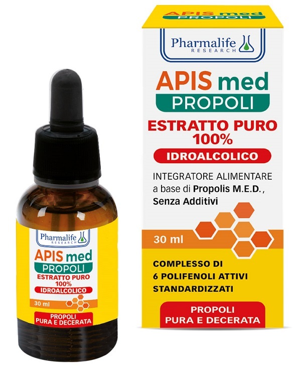 Apis Med Propoli Estratto Puro 100% Idroalcolico
