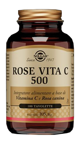 Solgar Rose Vita C500 100 Tavolette - Immagine 7