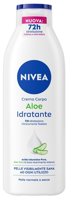 Nivea Aloe Idratante 72H - Crema Corpo Per Pelle Normale E Secca 250 ml - Immagine 6