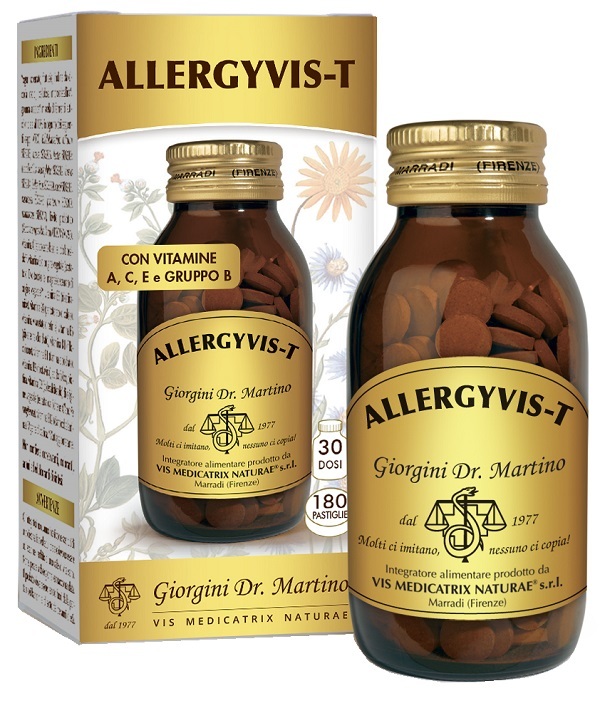 Allergyvis-T 180 Pastiglie - Integratore per le vie respiratorie e le difese immunitarie - Immagine 3