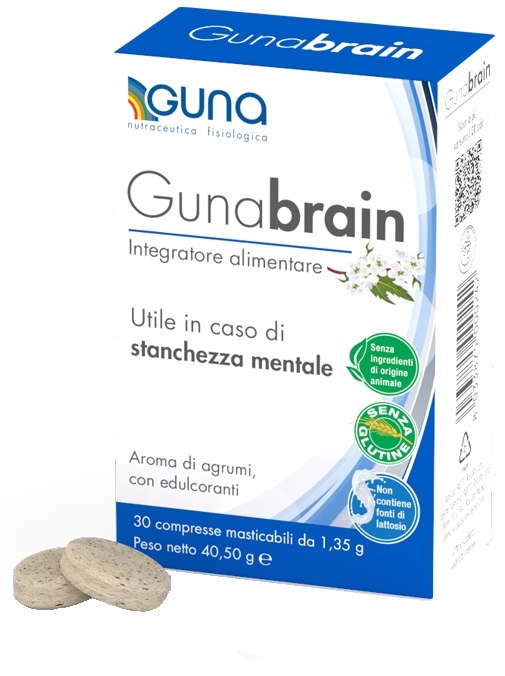 Guna Gunabrain Integratore Alimentare Stanchezza Mentale 30 Compresse