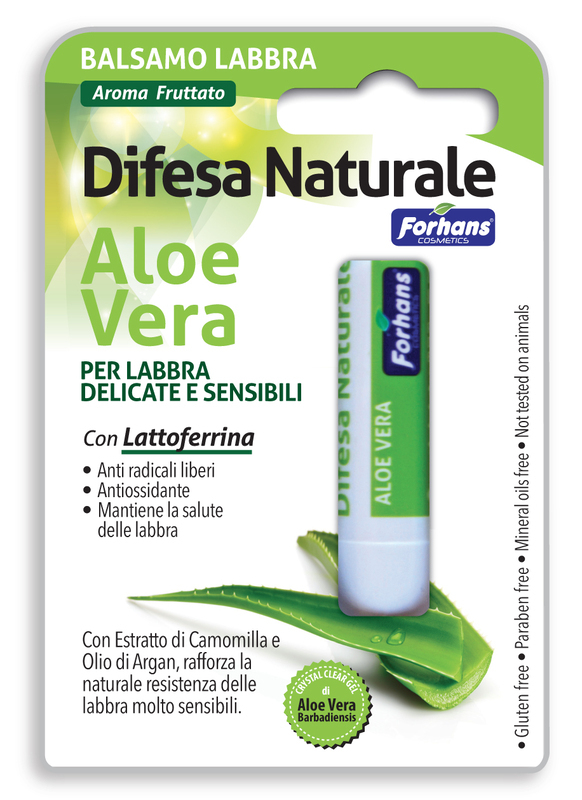 Uragme Forhans Balsamo Labbra Difesa Naturale Aloe Vera - Immagine 5