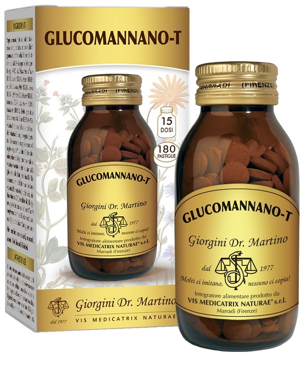 Dr. Giorgini Glucomannano-T Per Controllo Peso 180 Pastiglie - Immagine 4