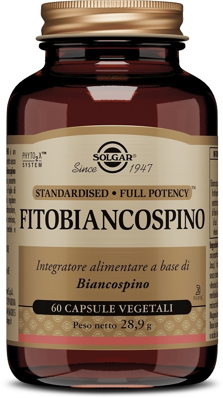 Solgar Fitobiancospino Integratore Di Biancospino 60 Capsule Vegetali - Immagine 7