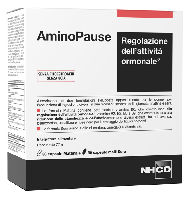 Nhco Aminopause Integratore Per La Menopausa 56 + 56 Capsule - Immagine 4