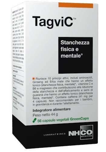 TagviC 56 Capsule - Integratore Per Stanchezza Fisica E Mentale - Immagine 7