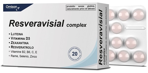 Resveravisial Complex 20 Compresse - Integratore Antiossidante - Immagine 3