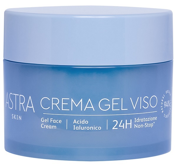 ASTRA CREMA GEL VISO CON ACIDO IALURONICO 24H IDRATAZIONE NON-STOP 50ML - Immagine 3