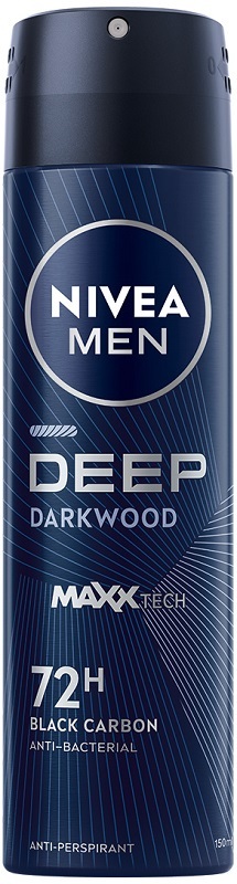 6pz Nivea Men Deep 48h deodorante uomo anti-traspirante carbone nero 150ml - Immagine 6