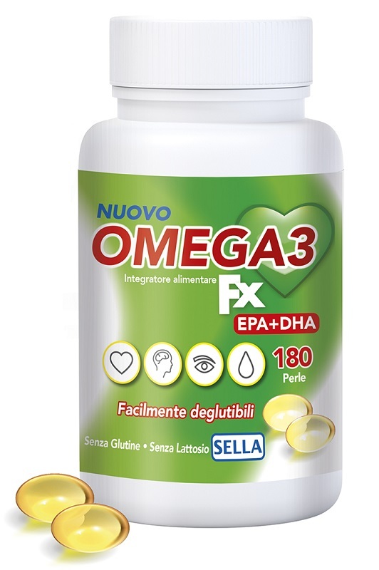 Sella Omega 3 Fx Integratore Per Salute Cardiaca E Cerebrale 180 Perle - Immagine 4