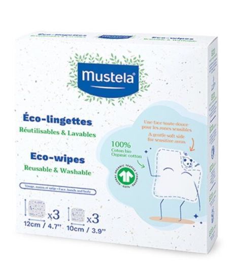 Mustela Verde Salviette Lavabili Riutilizzabili 6 Pezzi - Immagine 5