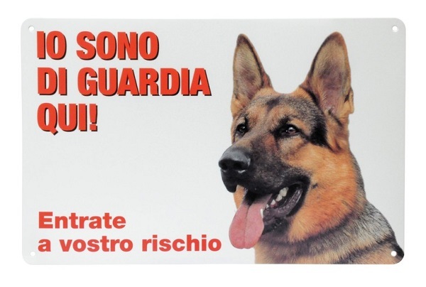 TARGA ATTENTI AL GATTO