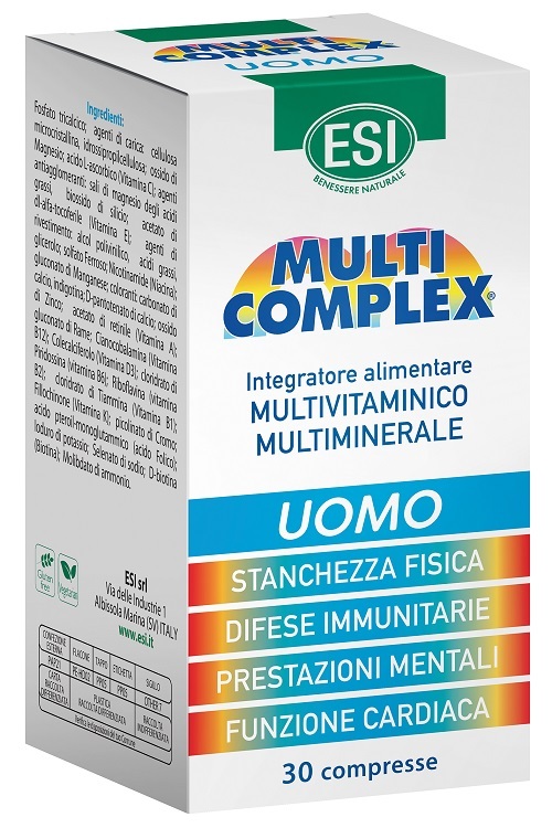 Esi Multicomplex Uomo 30 Capsule - Integratore Multivitaminico - Immagine 4