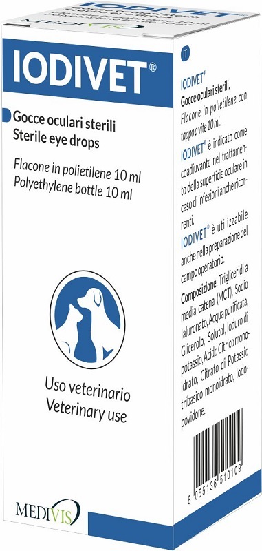 Medivis Srl Iodivet Soluzione Oftalmica 10 Ml - Immagine 7