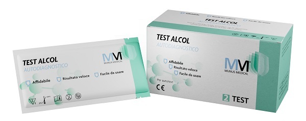 Munus International Blu/Chiaro Test Alcol Saliva Munus Medical, Dispositivo Screening, 2 Pezzi - Immagine 4