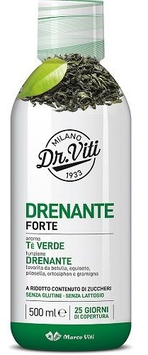 Dr. Viti Drenante Tè Verde Integratore Liquido 500 Ml