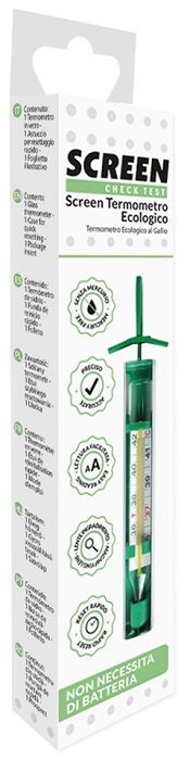 Screen Pharma Termometro Ecologico Screen Per Misurazione Temperatura Orale, Ascellare E Rettale 1 Pezzo - Immagine 3