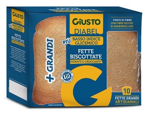 GIUSTO Diabel - Fette Biscottate Basso Indice Glicemico 150 gr - Immagine 5