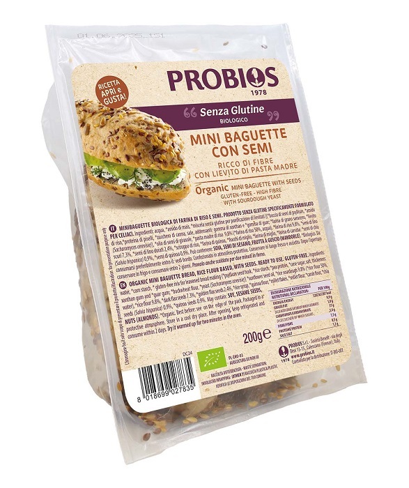 Probios Mini Baguette Semi 2 Pezzi Da 100 G - Immagine 2