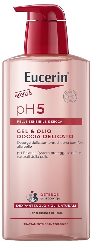 Eucerin Olio Doccia Delicato pH 5 400 ml - - - Immagine 4