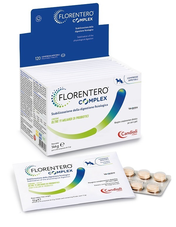 CANDIOLI Florentero Complex 120 Compresse - Mangime complementare dietetico per cani e gatti - Immagine 6