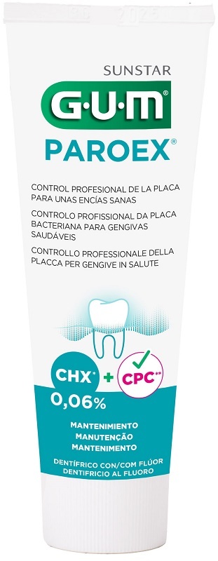 SUNSTAR GUM PAROEX CHX 0,06% - Dentifricio al fluoro 75 Ml - Immagine 3