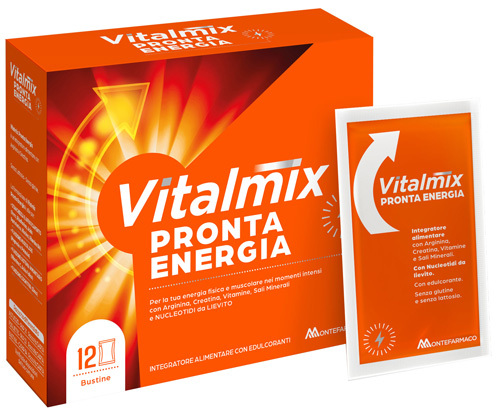 Vitalmix Pronta Energia Integratore Alimentare per Stanchezza 12 Bustine - Vitalmix - Immagine 6