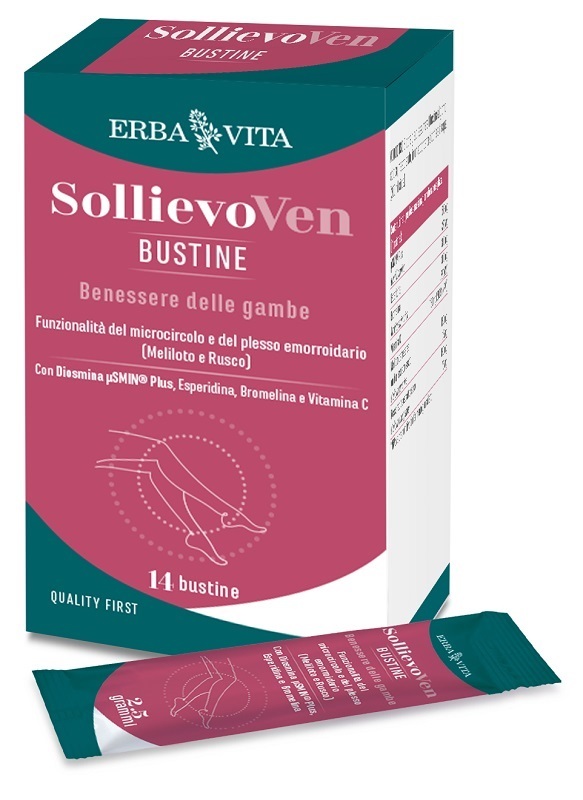 SollievoVen Per Il Benessere Delle Gambe 14 Bustine