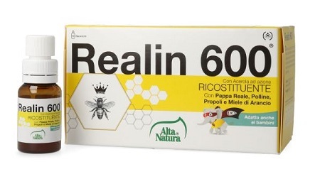Alta Natura Realin 600 10 Flaconcini Sdc 10 Ml Tappo Dosatore 400 Mg - Immagine 4