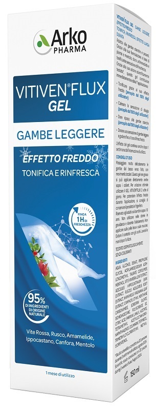 ARKOFARM Vitiven Flux - Gel Effetto Freddo 150 ml - Immagine 3