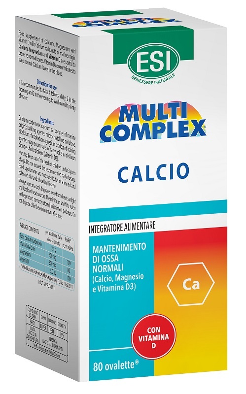 Esi Srl Integratore Esi Multicomplex Calcio, 80 Ovalette - Immagine 7