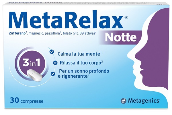 Metarelax Notte Integratore per Rilassamento e Sonno 30 Compresse - Metarelax - Immagine 3