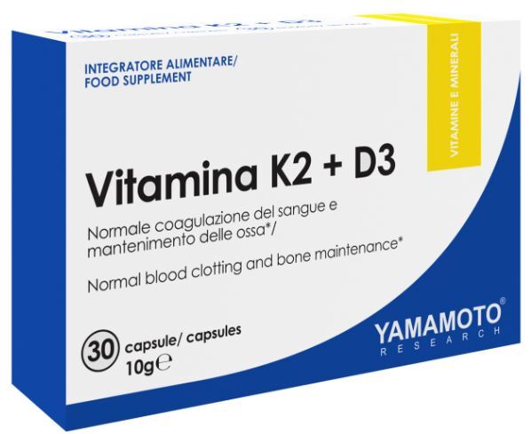 YAMAMOTO VITAMINA K2 + D3 30 CPS - Immagine 3