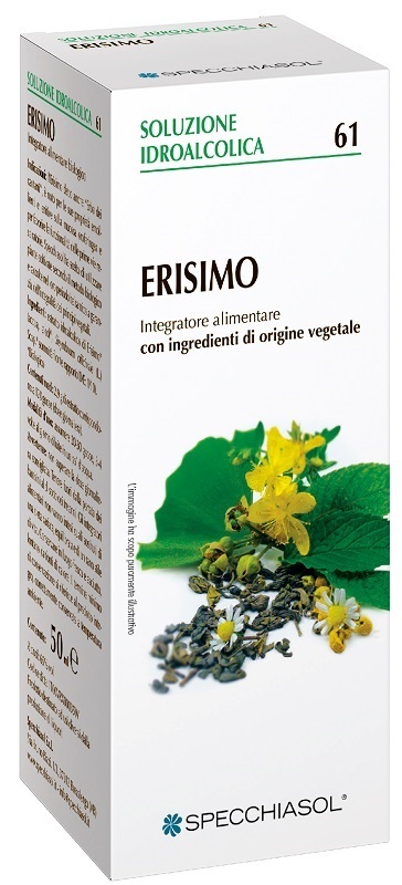 Specchiasol Erisimo 61 Soluzione Idroalcolica 50 ml - Integratore per le vie respiratorie e la mucosa orofaringea - Immagine 5