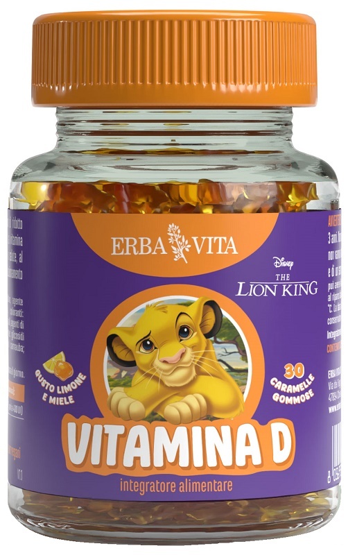 Erba Vita Disney Vitamina D Per Bambini 30 Caramelle Gommose
