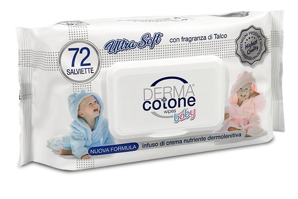 Da.ma. Distribuzione Crema Salviette Dermacotone Talco Detergenti, 216 Pezzi - Immagine 4