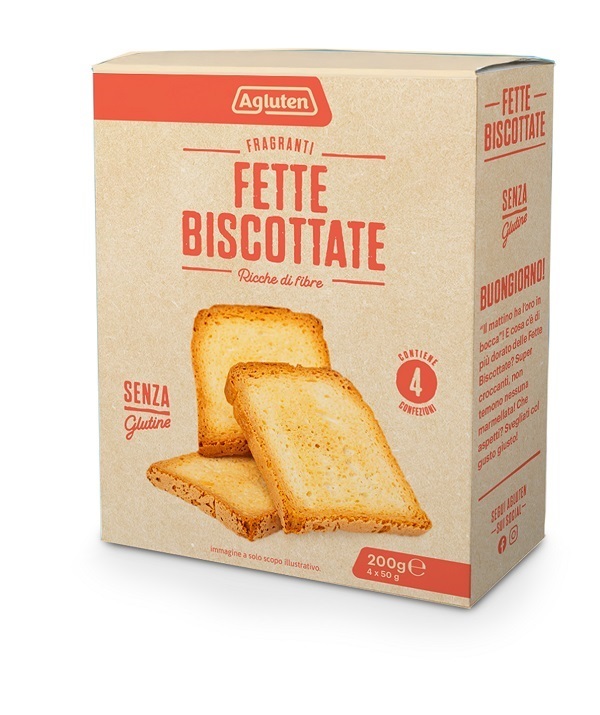 Agluten Fette Biscottate Senza Glutine - 200 G - Immagine 5