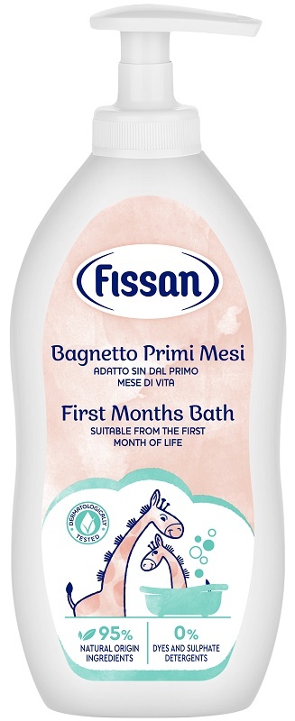FISSAN Bagnetto Primi Mesi - Bagnoschiuma Delicato Idratante pH Fisiologico per Neonati e Bambini 400 ml - Immagine 4