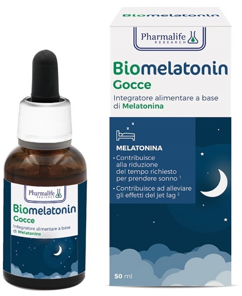 Biomelatonin Gocce 50 ml - Integratore per il sonno e il jet lag - Immagine 4