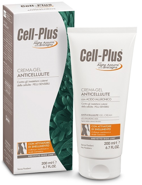 BIOS LINE Cell-Plus Crema-Gel Anticellulite Effetto Snellente con Acido Ialuronico 500 gr - Immagine 3