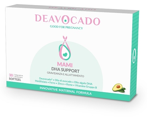 Pecten Group Rossi/Blu Integratore Deavocado Mami Dha Support, 30 Softgel - Immagine 6