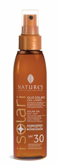 Bios Line Dorata Nature's I Solari Olio Solare Viso Corpo Spf 30 150 Ml - Immagine 5