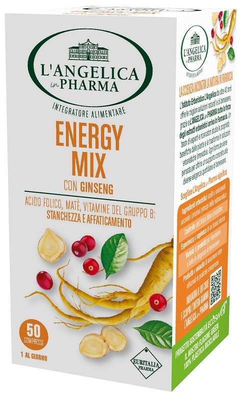 L'Angelica Pharma Energy Mix 50 compresse - Integratore per la stanchezza e l'affaticamento - Immagine 5