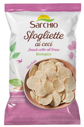 Sarchio Sfogliette Ai Ceci Snack Senza Glutine - 50 G - Immagine 3