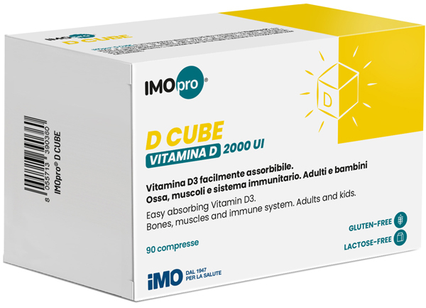 D Cube Vitamina D 2000 UI Da 90 Compresse