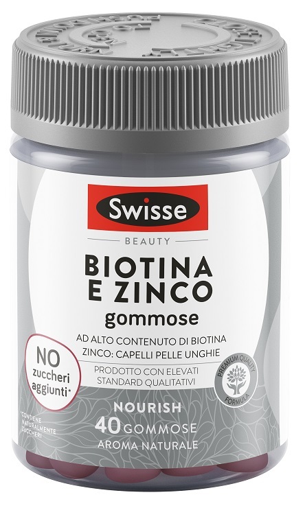 Swisse Rossi Biotina + Zinco Per Capelli, Pelle E Unghie 40 Gommose - Immagine 7