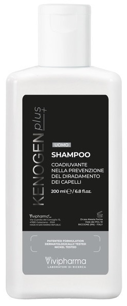 Vivipharma Spa Uomo Shampoo Kenogen Plus Per Capelli Deboli, 200Ml - Immagine 3