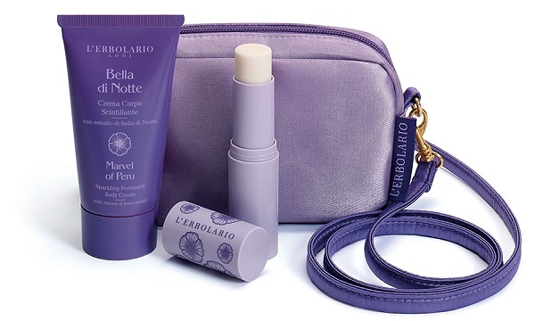 L'erbolario Sb Srl Crema Bella Di Notte Mini Beauty Bag Serata Scintillante Edizione Limitata 1 Corpo Scintillante 75 Ml + 1 Burrocacao - Immagine 3