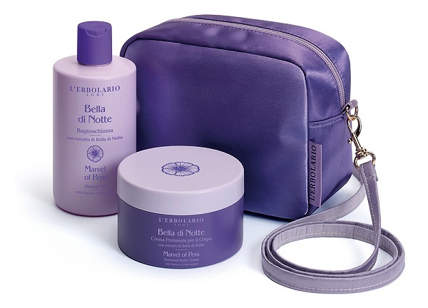 L'erbolario Sb Srl Crema Bella Di Notte Beauty Bag Grandi Meraviglie Edizione Limitata 1 Bagnoschiuma 300 Ml + 1 Profumata Corpo 250 Ml - Immagine 4
