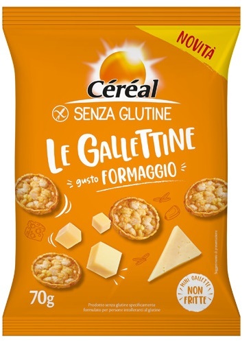 Nutrition & Santè Gallettine Cereal Gusto Formaggio Senza Glutine, 70G - Immagine 3